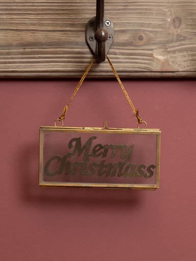 Hanging Merry Christmas ornament