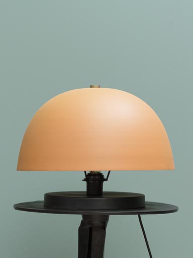 Table lamp orange dome