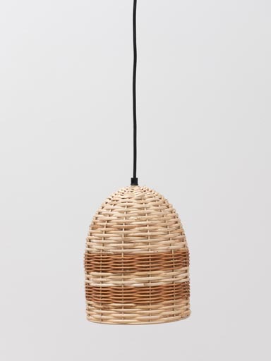 Hanging lamp orange stripes Malo