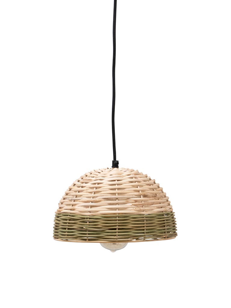 Hanging lamp green stripe Malo - 2