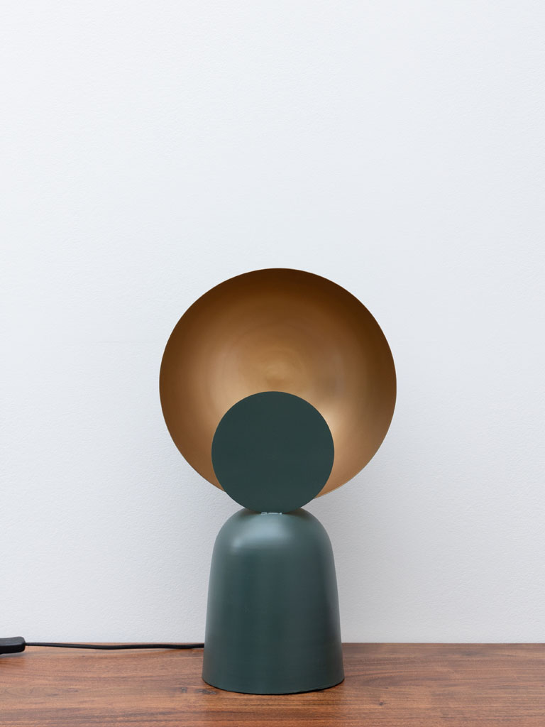 Green table lamp Hops - 1