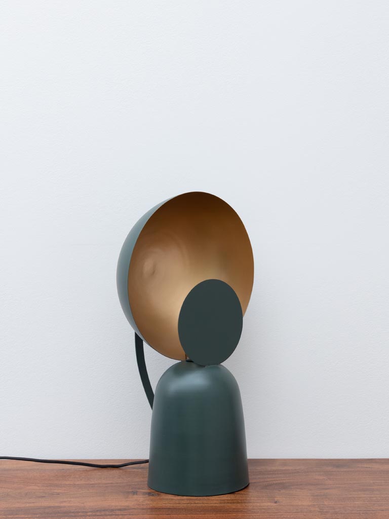 Green table lamp Hops - 3