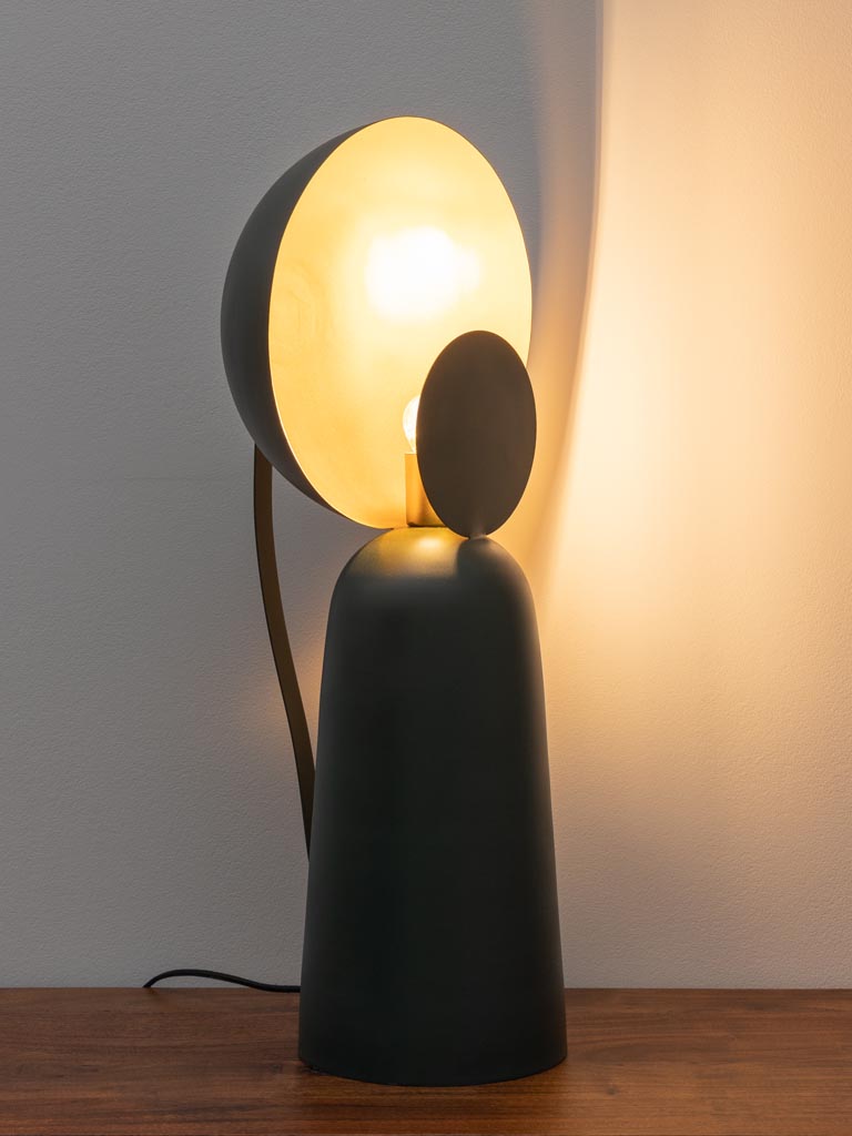High green table lamp Hops - 3