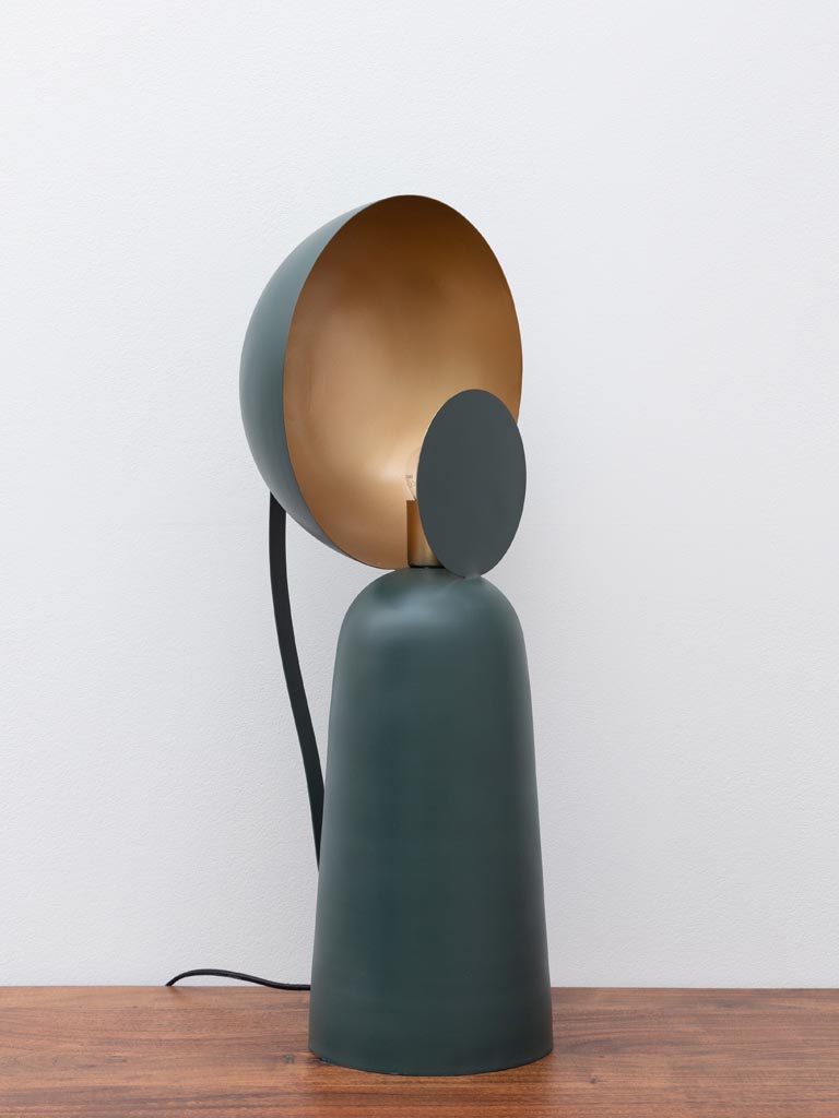 High green table lamp Hops - 5