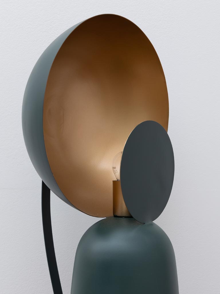 High green table lamp Hops - 6