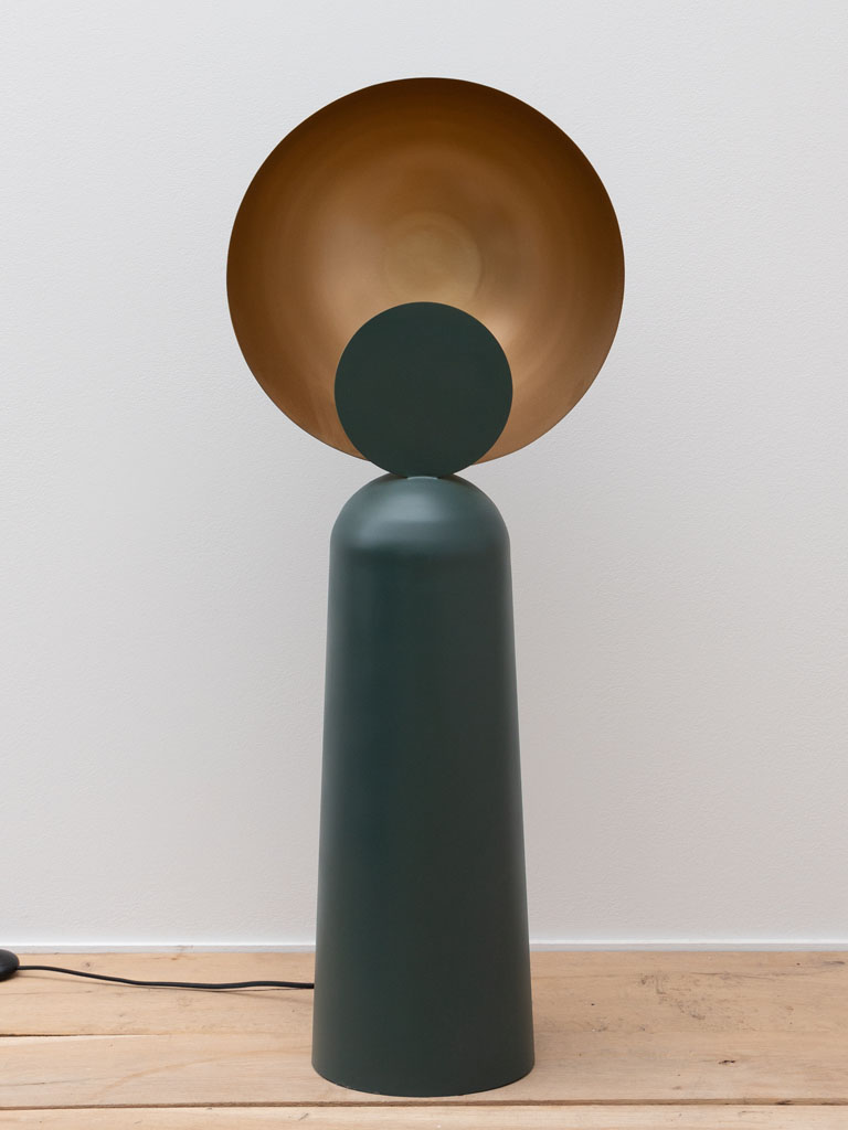 Green floor lamp Hops - 1