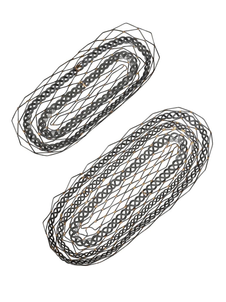 S/2 oval wire baskets - 4