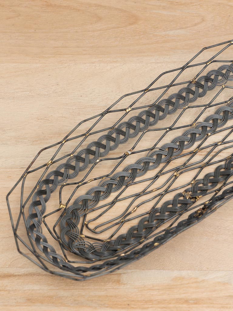 S/2 oval wire baskets - 3