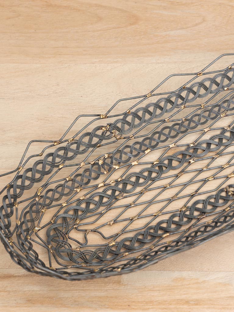 S/2 oval wire baskets - 8