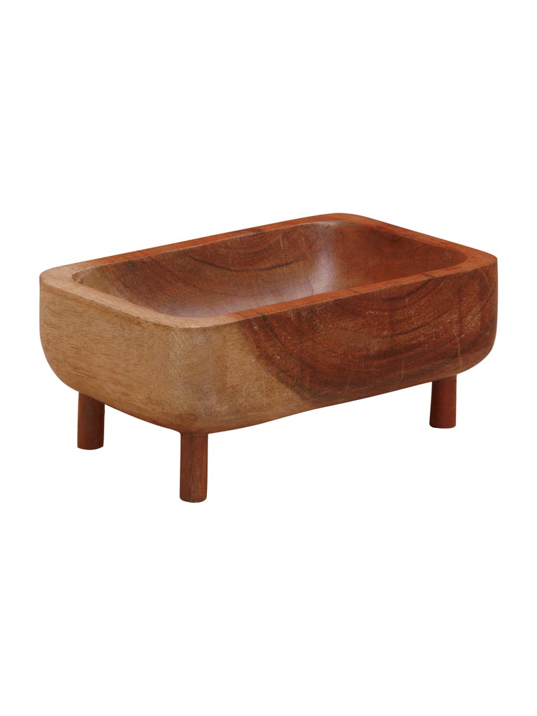 Rectangular wooden bowl Niger - 2