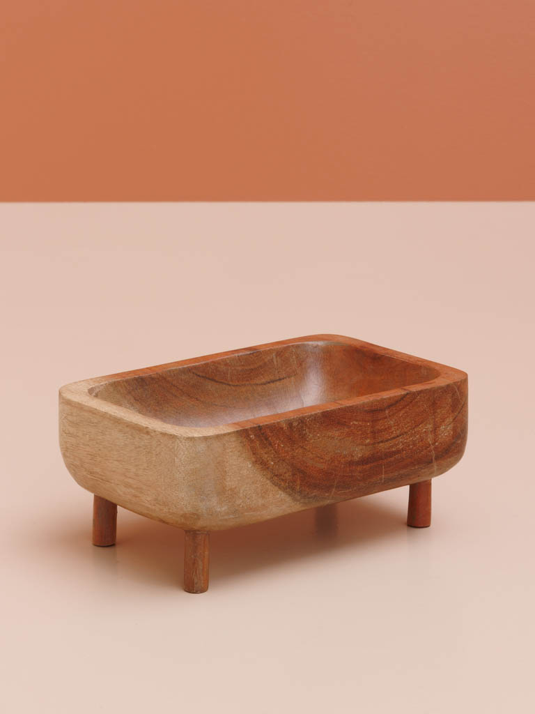 Rectangular wooden bowl Niger - 1