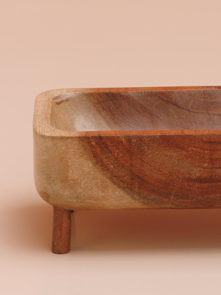 Rectangular wooden bowl Niger - 5
