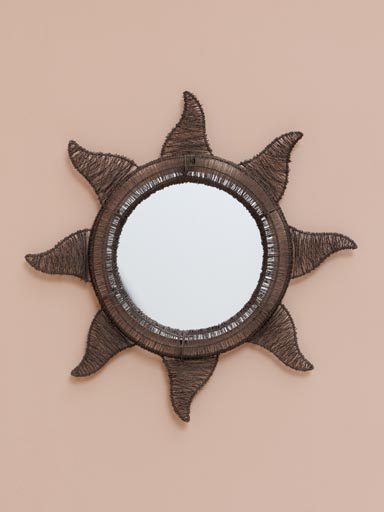 Wall mirror sun