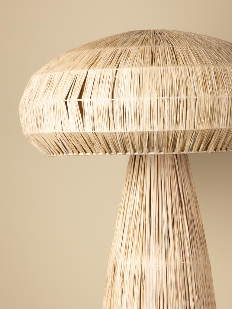 Large beige mushroom lamp - 3