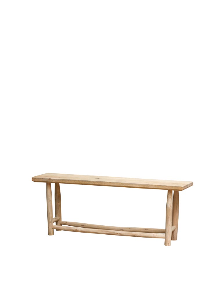 Rough wood bench Archipel - 2