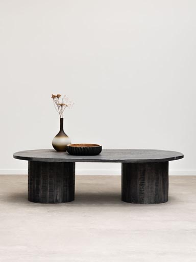 Oval coffee table Kafig mango