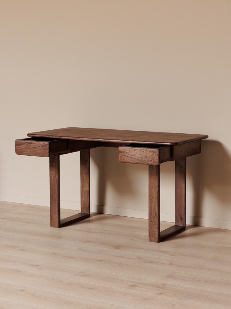 Bureau 2 tiroirs Saori - 3