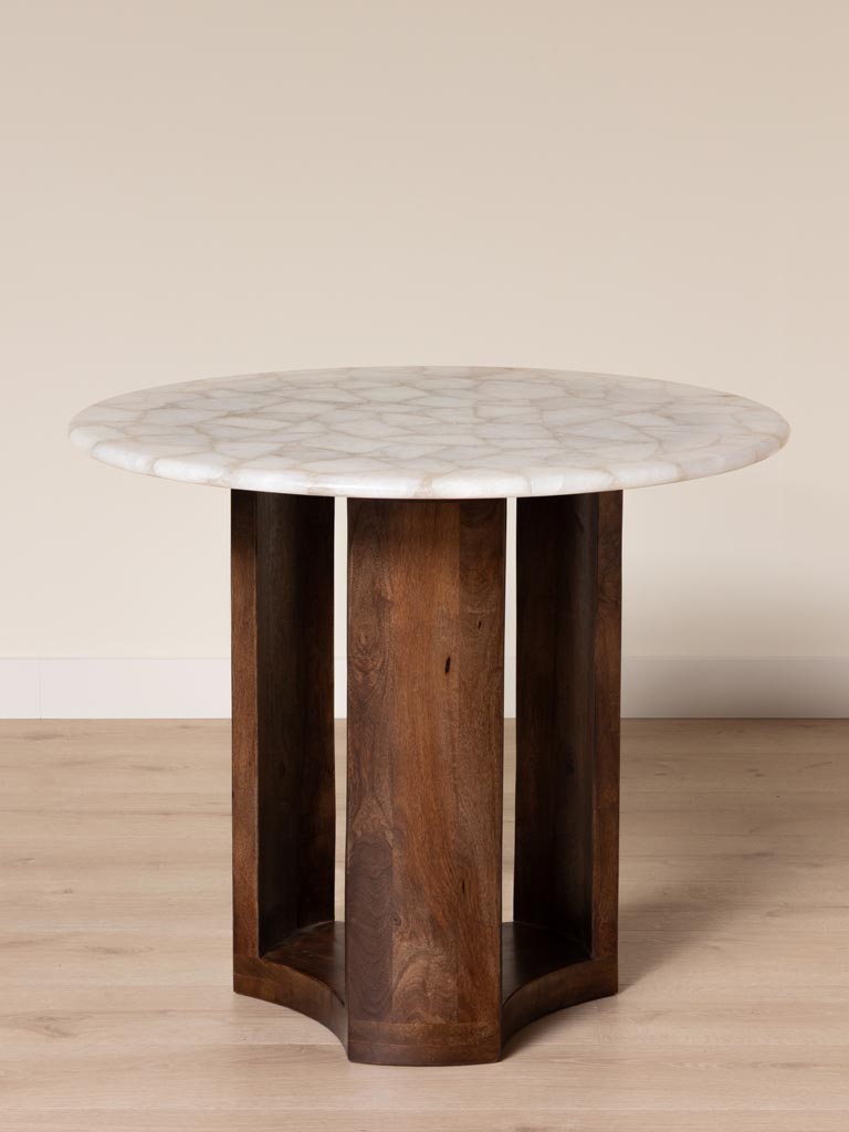 Round dining table Marble Moon - 1