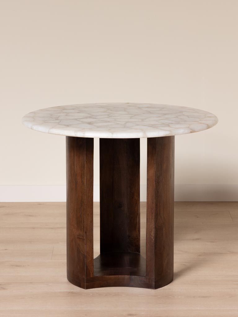 Round dining table Marble Moon - 3