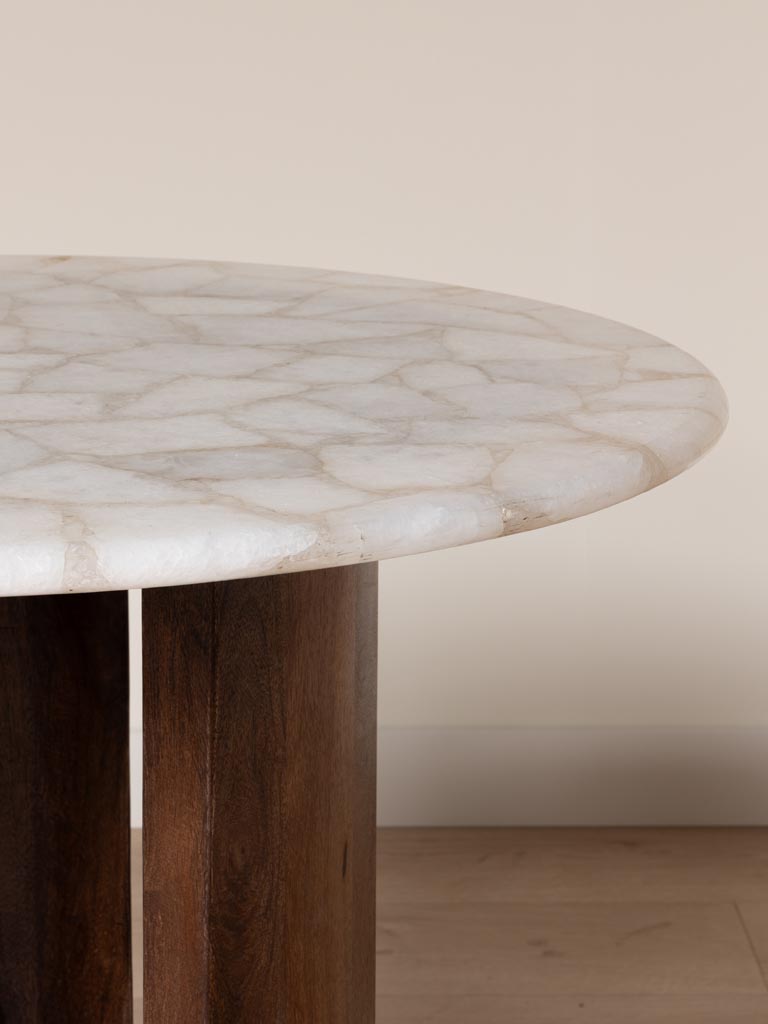 Round dining table Marble Moon - 4