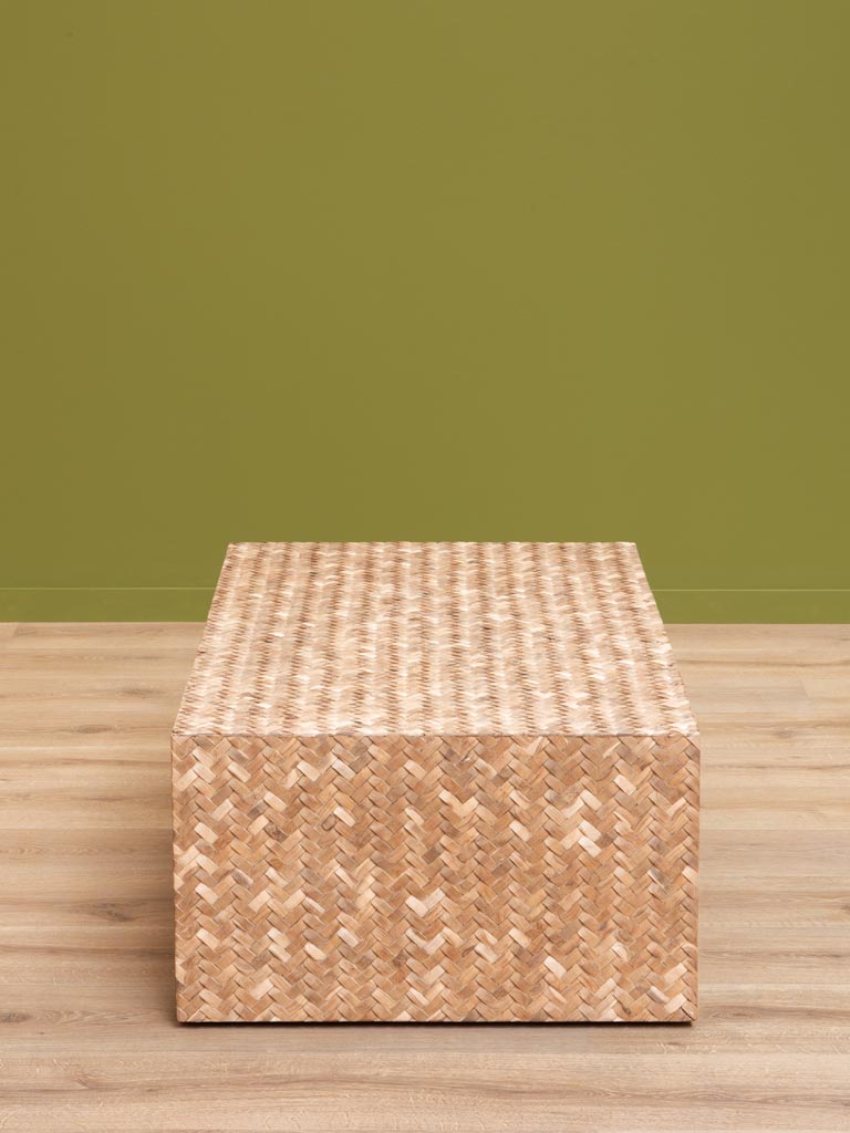 Table basse gravée tressage Trenza - 5