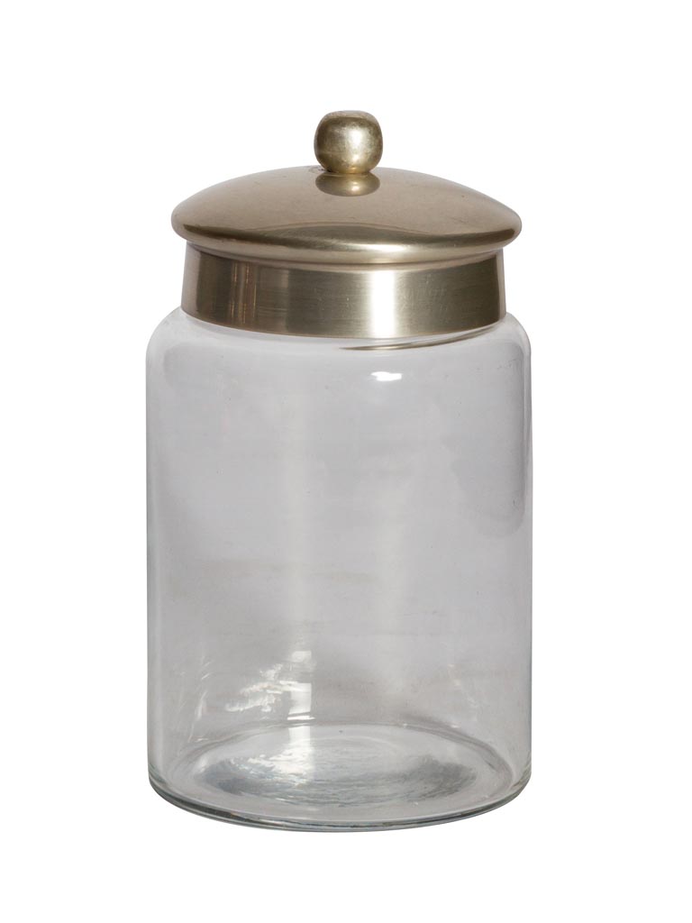 Cotton pot antique silver Beret lid - 2