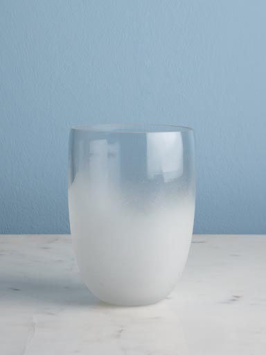 Sanded glass tumbler Caicos