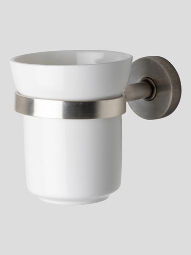 Ceramic Tumbler  W/Holder Bathroom