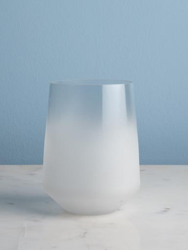 Sanded glass tumbler Maui