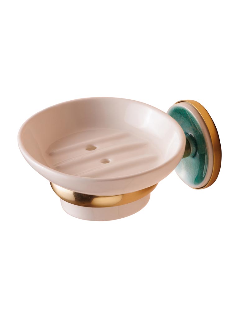 Soap dish holder ceramic base Lisbon - 2