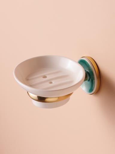 Soap dish holder ceramic base Lisbon
