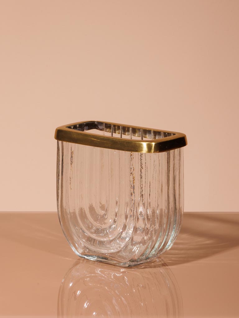 Glass tumbler Art deco - 3