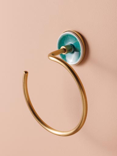 Towel ring ceramic base Lisbon