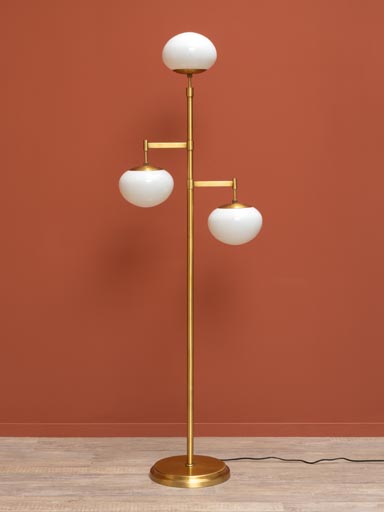 Floor lamp Thémis with 3 globes