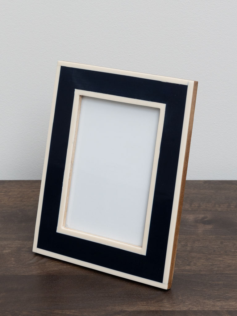 Porte photo bord bleu (13x18) - 1