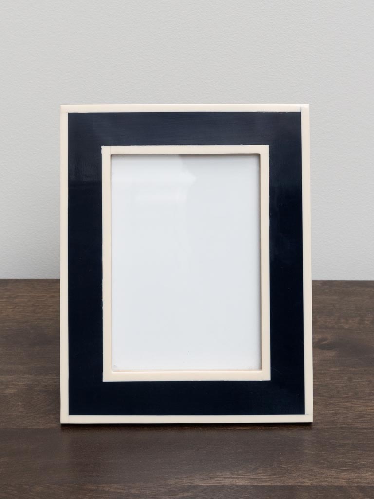 Porte photo bord bleu (13x18) - 3