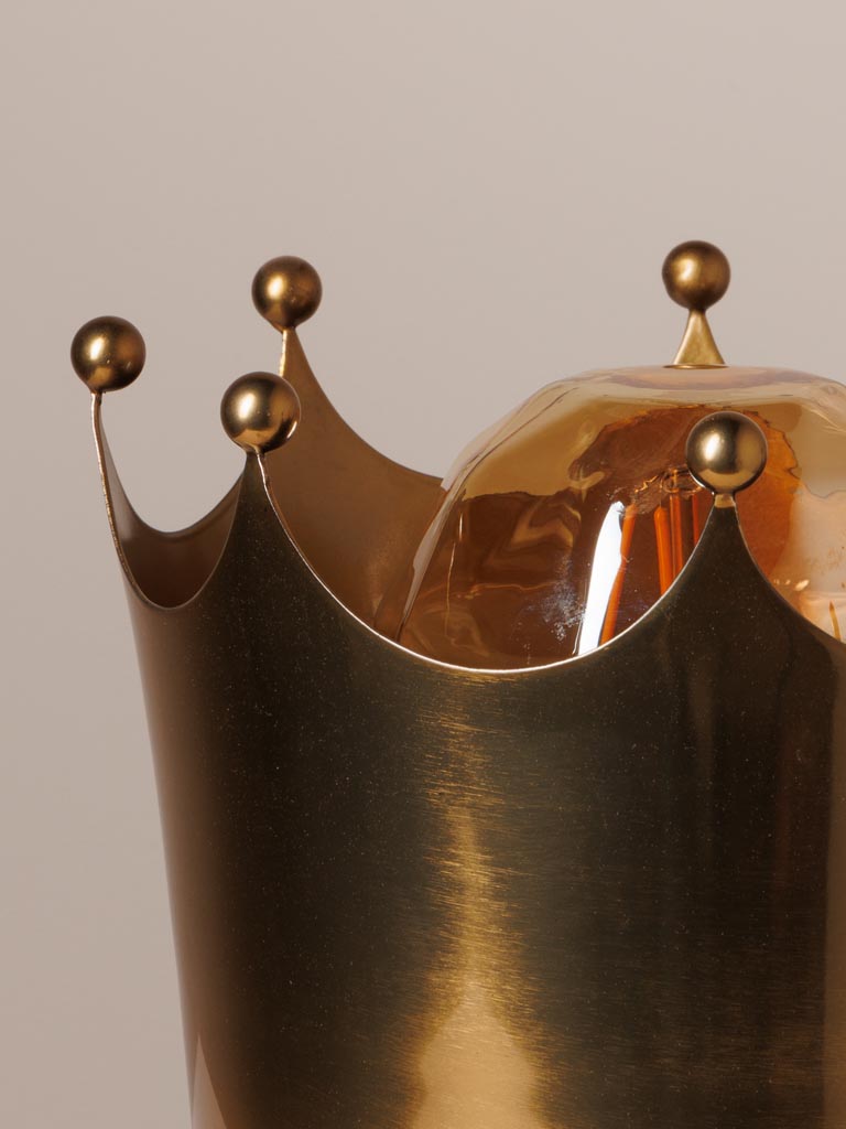 Table lamp golden crown - 3