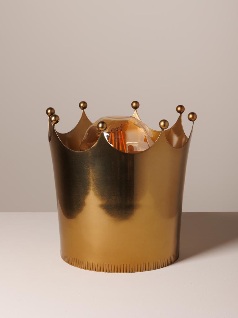 Table lamp golden crown - 5