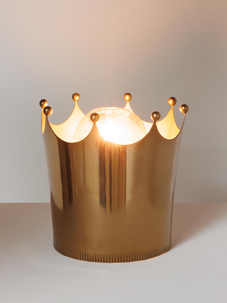 Table lamp golden crown - 4