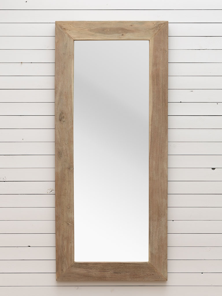 Large wooden mirror - 1