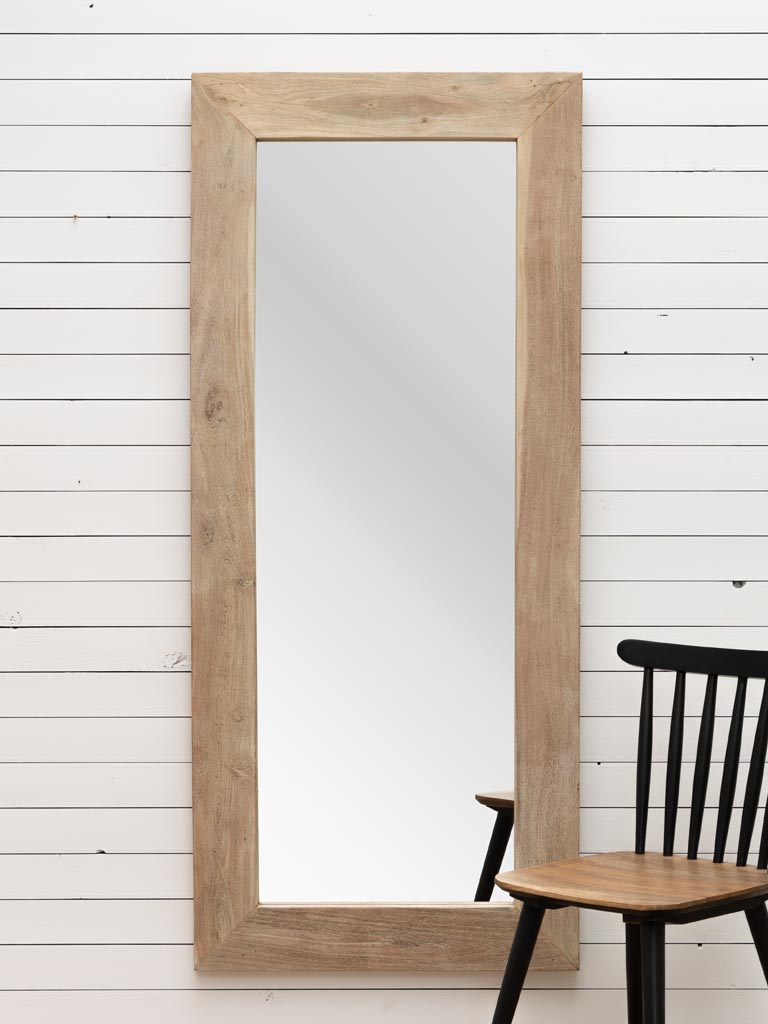 Large wooden mirror - 3