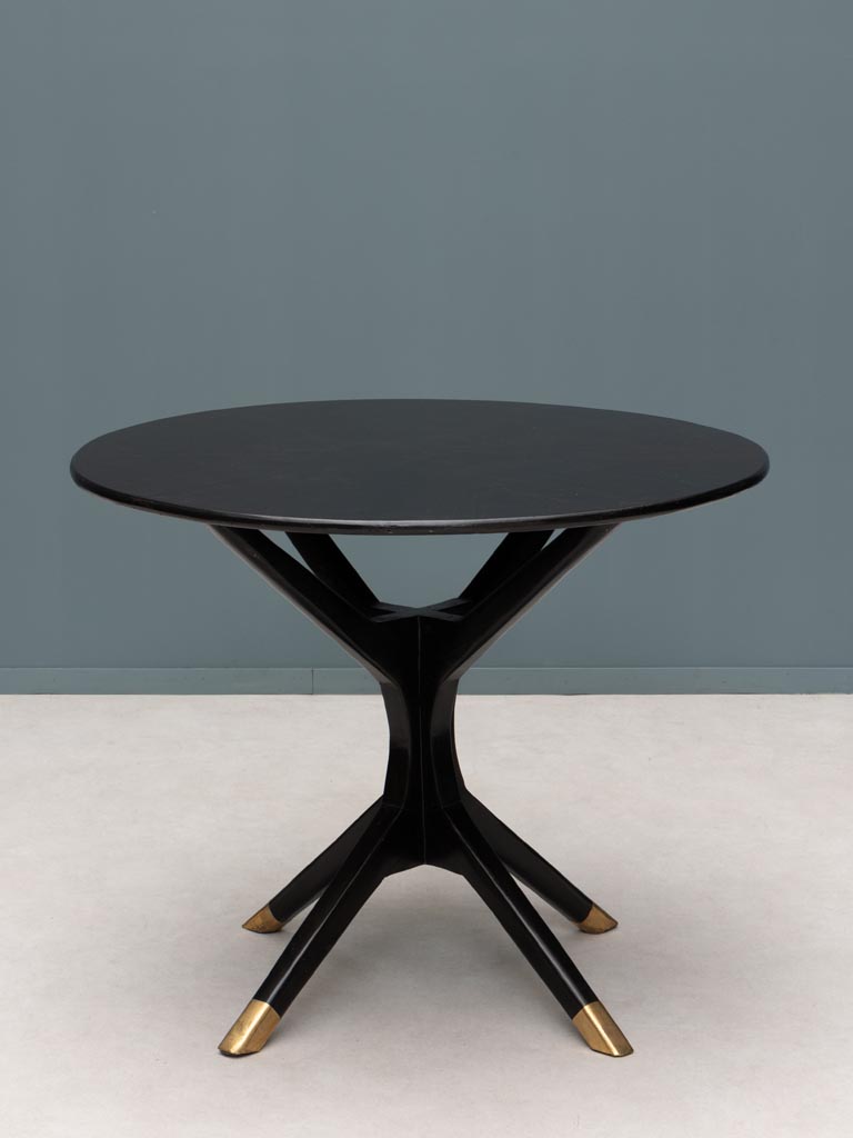 Table noire et or Adorno - 3
