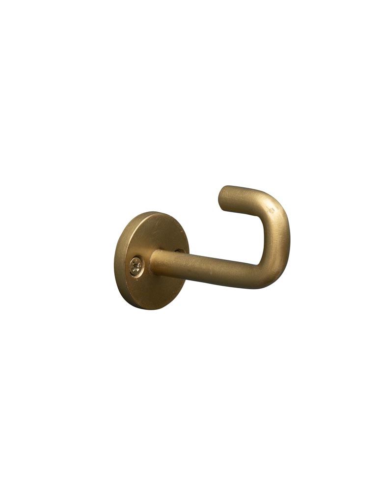 Small simple hook brass patina - 2
