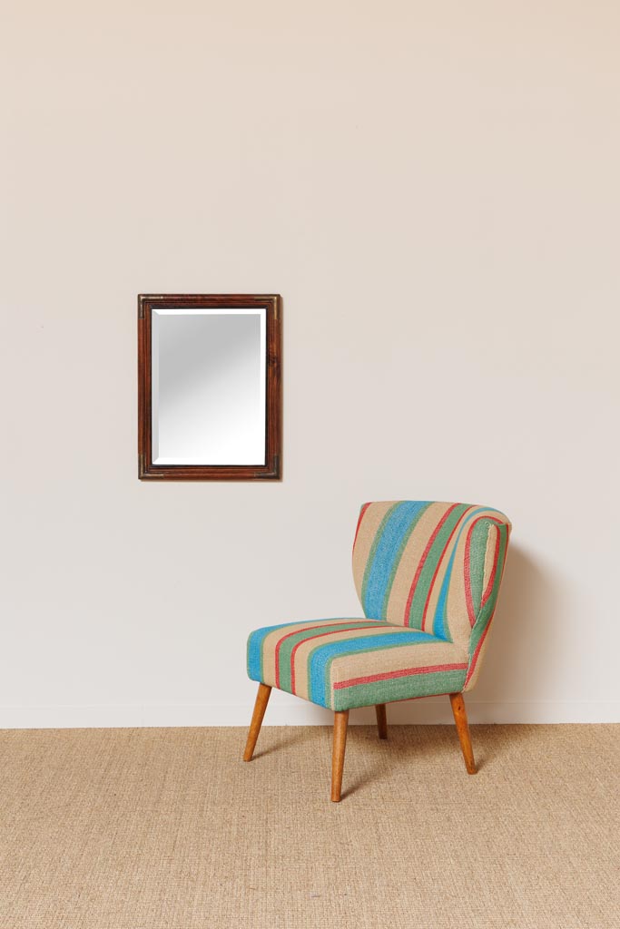 Mirror with brass corners - 4