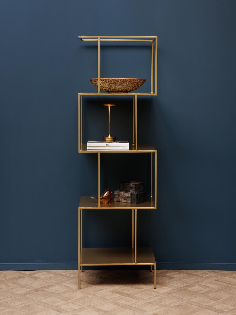 Etagère Iscala dorée - 3
