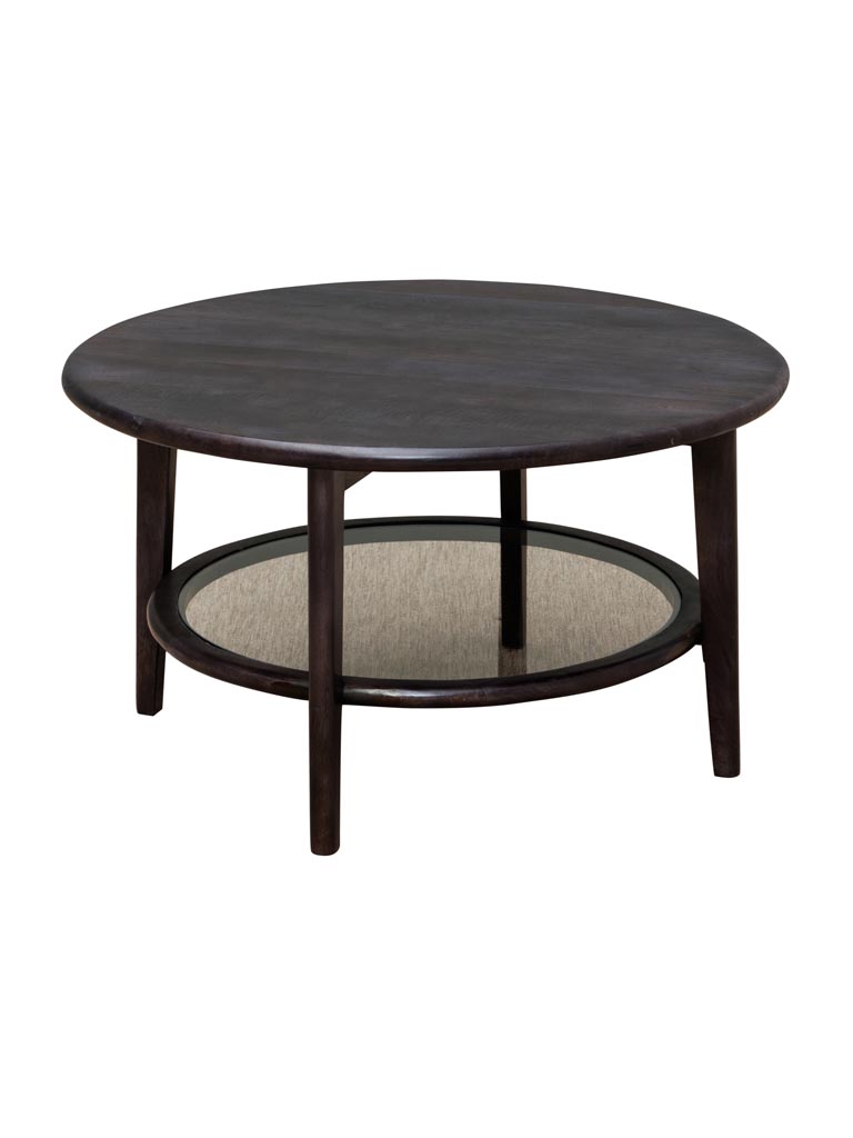 Table basse Lysandre plateau en verre - 2