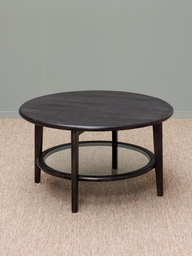 Coffee table glass level Lysandre