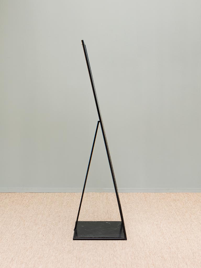 Standing mirror black marble base - 5