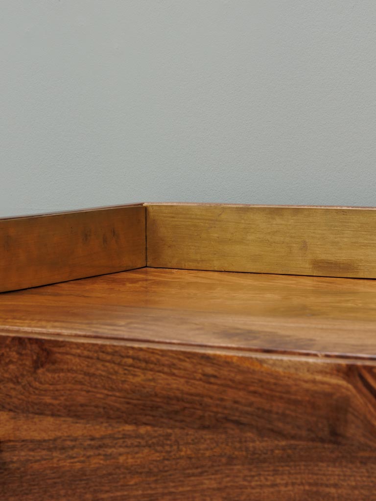 Chest of drawers brass sheet edge Niccolo - 5