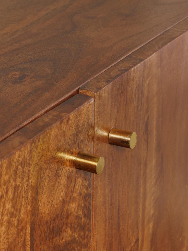 Buffet 2 portes bordure laiton Niccolo - 2